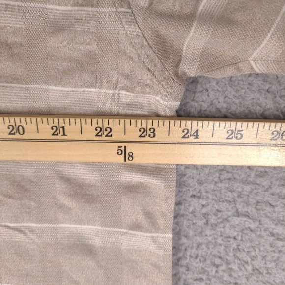 Mercedes Benz Polo Shirt Mens Large Brown Striped Short Sleeve Egyptian Cotton - Picture 13 of 16